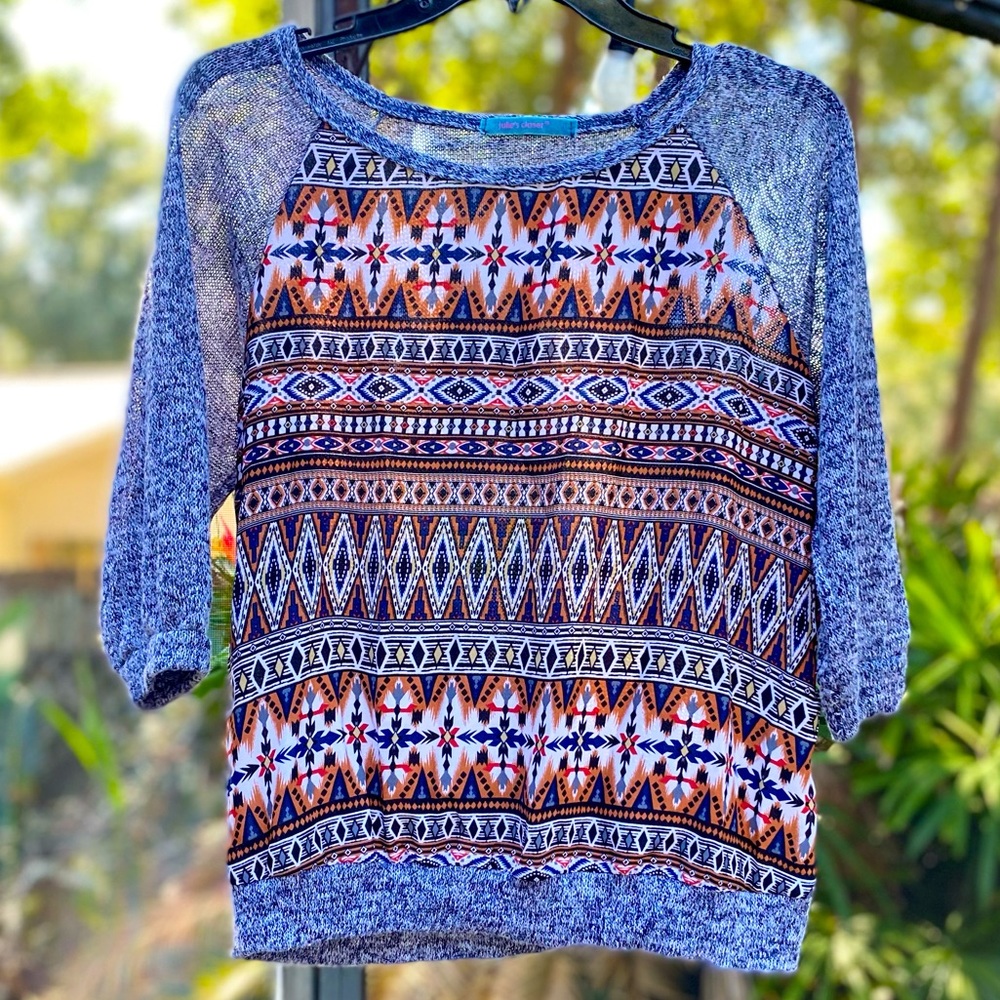 3/4 sleeve dress top